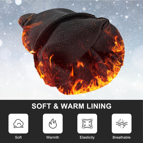 Touchscreen Thermal Gloves for Winter Sports and Outdoor Activities