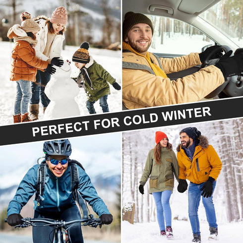Touchscreen Thermal Gloves for Winter Sports and Outdoor Activities